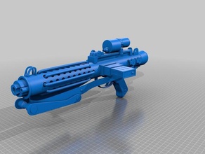 e-11 blaster La impresión en 3d imperio arma de fuego star wars stormtrooper 3d print model - Mito3D