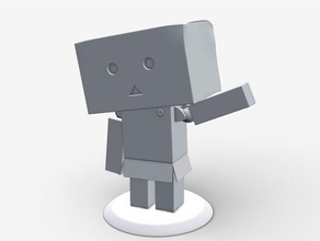 danbo creatures amazon box cardbox character cute guy small 3d print model - Mito3D