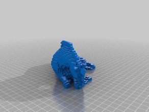 voxel horse sculptures voxelized horse voxel voxel art