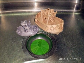 bathtub tugboat benchy 3d printing tests 3dbenchy 3d print model - Mito3D