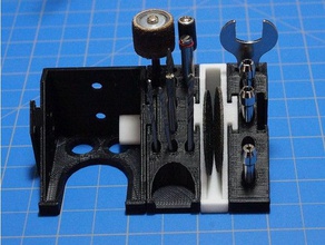 yet another modular dremel drill hanger tool holders & boxes 3d print model - Mito3D