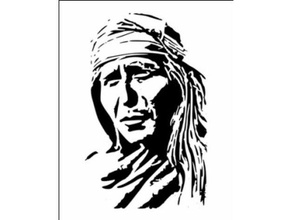 indiana placa sinais e logotipos nativo nativos americanos índios 3d print model - Mito3D
