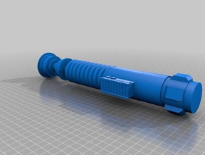 luke skywalker o la spada laser La stampa 3d 3d print model - Mito3D
