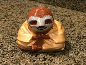 sloth buddha models 3d print model - Mito3D