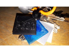 filamento de la muestra llavero Impresora 3d accesorios 3d print model - Mito3D