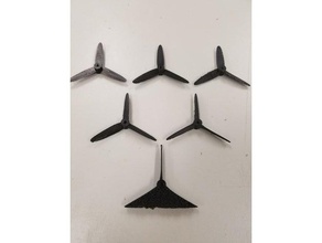 propellers different blade angles physics & astronomy aeronautics angle experiment propeller 3d print model - Mito3D
