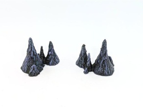 dikitler gloomhaven oyuncak & oyun aksesuarları 28 mm mağara dnd dungeons dragons zindan arazi frostgrave rpg dağılım dikit warhammer quest 3d print model - Mito3D