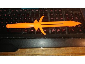 klingon d'k tahg knife 3d printing cosplay weapon dagger star trek 3d print model - Mito3D