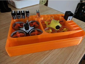 whoop dual case r c vehicles drone fpv micro quadcopter tinywhoop tiny 3d print model - Mito3D