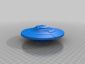 ufo vehicles flying saucer spaceship ufo ufos 3d print model - Mito3D
