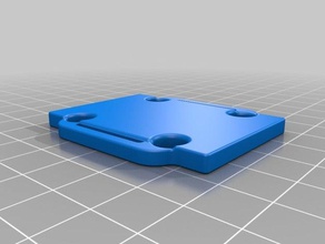 dquad obsession battery bottom plate protection models 3d print model - Mito3D