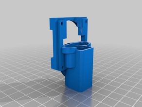 supporto bltouch su delta kossel mini addossato alla ventola principale L'impression 3d 3d print model - Mito3D