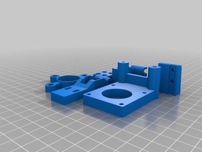 flex capable geared bowden extruder 3d printer extruders 175 clamp flexible filament 3d print model - Mito3D