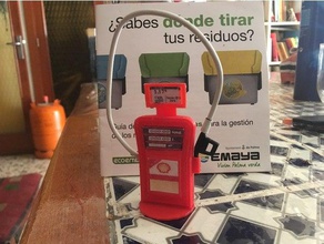 gasolinera y manguera para playmobil vehicles essence fuel gasolina station 3d print model - Mito3D