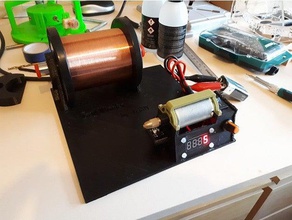 coil bobbin winder electronics bobin eazyspin motor pulse 3d print model - Mito3D