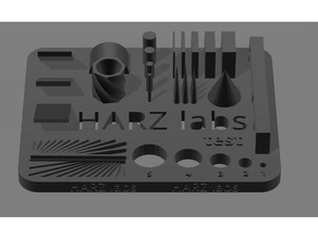 harz labs testen 3d-Druck-tests 3d print model - Mito3D