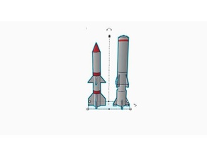 des missiles L'impression 3d 3d print model - Mito3D
