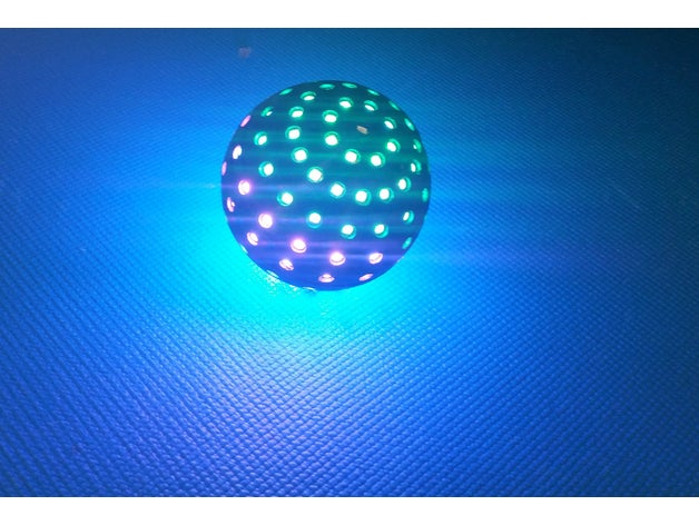 led-Kreisel-Bereich gadgets arduino gyro instructable led ball sphere 3D print model - Mito3D