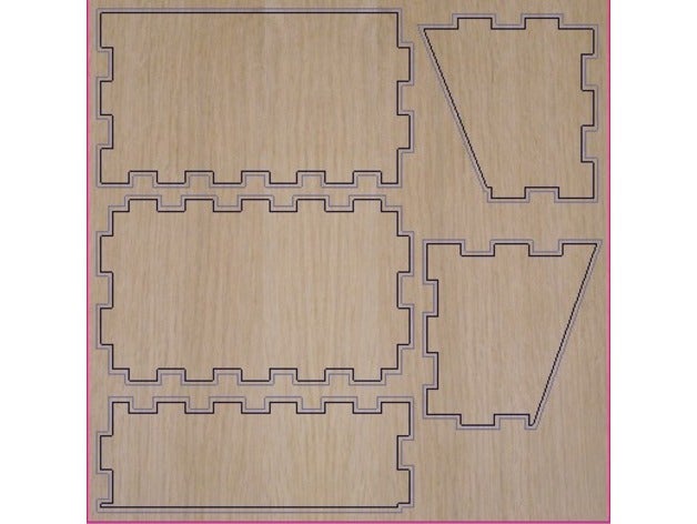 caja de papel lija letras montessori cnc router gratis aprendizaje 3D print model - Mito3D