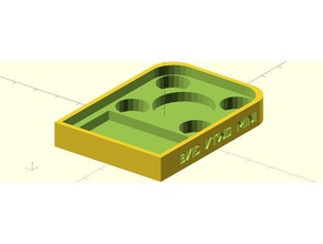 caja de soporte evic vtwo mini - joyetech los gadgets 3d print model - Mito3D