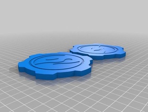 süper Hazine avcısı hot wheels amblemi 3d print model - Mito3D