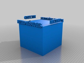 metro chetado A impressão 3d 3d print model - Mito3D