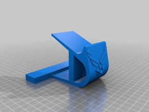 x9 usaf -- connects h-stand v2 video games 3d print model - Mito3D