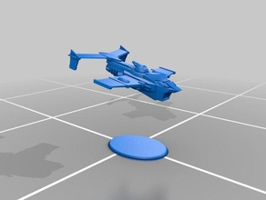 ork kavgacı uçan jetleri oyuncaklar ve oyunlar 40k 3d print model - Mito3D