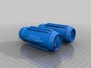 pod racer turbines legion toy & game accessories 28mm star wars wargame terrain 3d print model - Mito3D