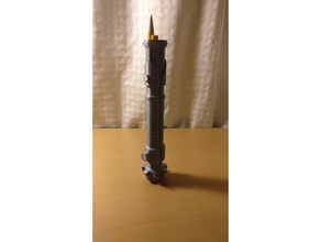 star wars ışın kılıcı kalem tutucu ofis serin lightsaber kabzası malzemeleri 3d print model - Mito3D