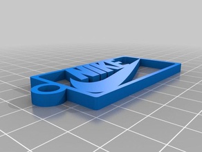 nike keychain keychains logo 3d print model - Mito3D