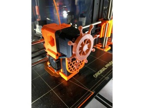 extrusora de rotação pirata roda Impressora 3d acessórios indicador vizualizer lammesky original prusa i3 mk2 3d print model - Mito3D