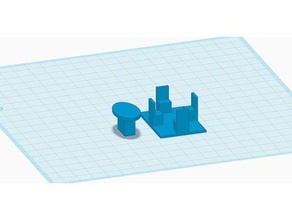 28mm mesa de restaurante modelo móveis miniatura moderno shadowrun tampo jogos 3d print model - Mito3D