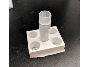 cryovial tutucu raf araç sahipleri & kutu biyoloji genetik labware Mikrobiyoloji şişe 3d print model - Mito3D