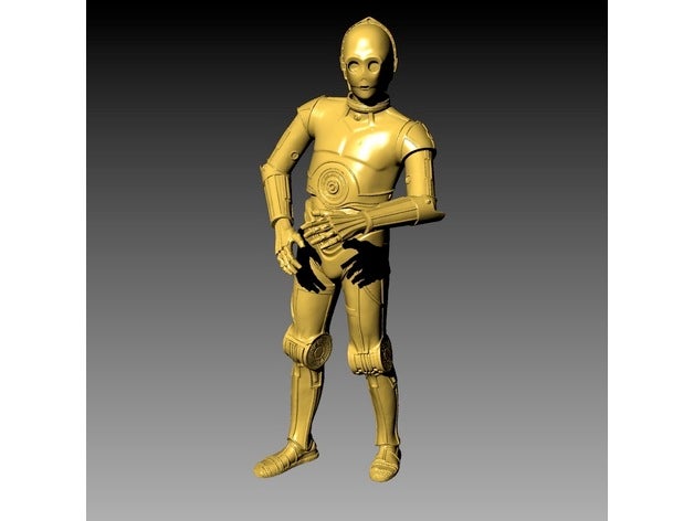 c3po tarama ve kopyaları 3D print model - Mito3D