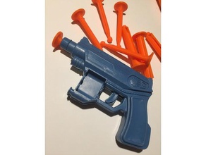 dart arme à feu passe-temps jeu de fléchettes pistolet 3d print model - Mito3D