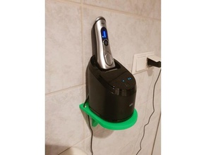 braun series9cc raf banyo stand tıraş makinesi duvar askısı 3d print model - Mito3D