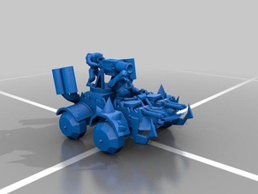 war vehicle garage toys & games 40k 3d print model - Mito3D