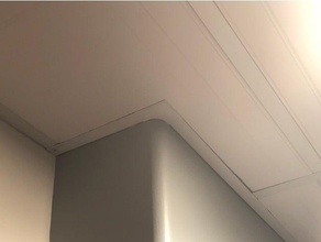 bullnose trim piece drop ceilings parts 3d print model - Mito3D
