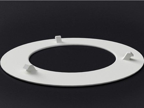 jupiter lampe adaptateur de montage support ikea la abat-jour le mont 3d print model - Mito3D