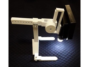 pied réglable microscope d'autres choses porte-outils & boîtes 3d print model - Mito3D