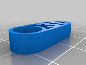 key ring 3d printing fun keyring 3d print model - Mito3D
