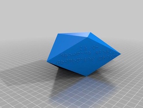 kz 9 dreifach berkapptes trigonales prisma 3d print model - Mito3D