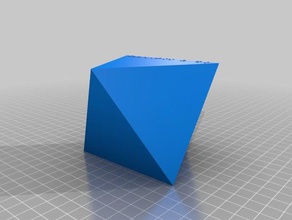 kz 6 oktaeder la chimica geometria 3d print model - Mito3D
