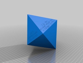 kz 7 pentagonale bipyramide la chimica geometria 3d print model - Mito3D
