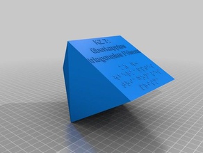 kz 7 berkapptes trigonales prisma Chemie geometrie 3d print model - Mito3D