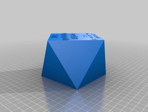 kz 8 quadratisches antiprisma Chemie geometrie 3d print model - Mito3D