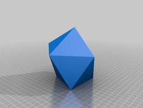 kz 8 zweifach berkapptes trigonales prisma la chimica geometria 3d print model - Mito3D