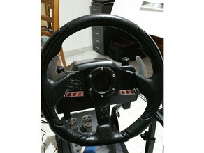 volante adattatore pulsanti di supporto logitech g27 video giochi l'adattatore simulatore guida sim racing 3d print model - Mito3D