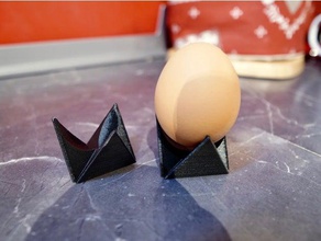 polyhedral eggcup kitchen & dining breakfast geometric polyhedra polyhedron 3d print model - Mito3D